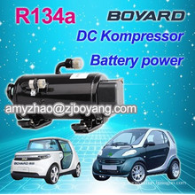 low voltages air conditioner for cars with hermetic rotary bldc electric car ac compressor
